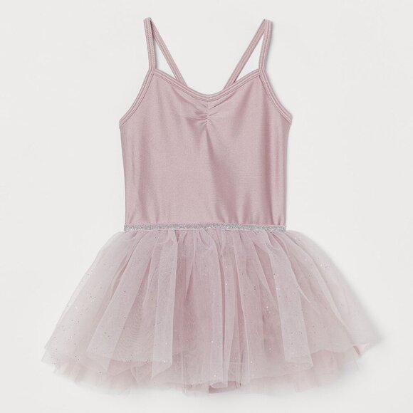 H&M Kids Tulle-skirt Leotard Pink - Picture 1 of 8